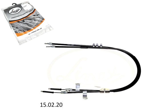 15.02.20 - ТОРМОЗНОЙ ТРОС РУЧНОЙ ЦЕНТР ЗАДНИЙ P 1360 ММ 1195 ММ 1325 ММ 1165 ММ