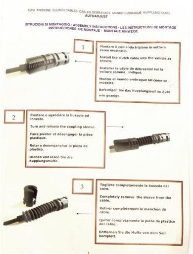 LA CL.0232 - ТРОС ЗЧЕПЛЕННЯ S LA CL.0232