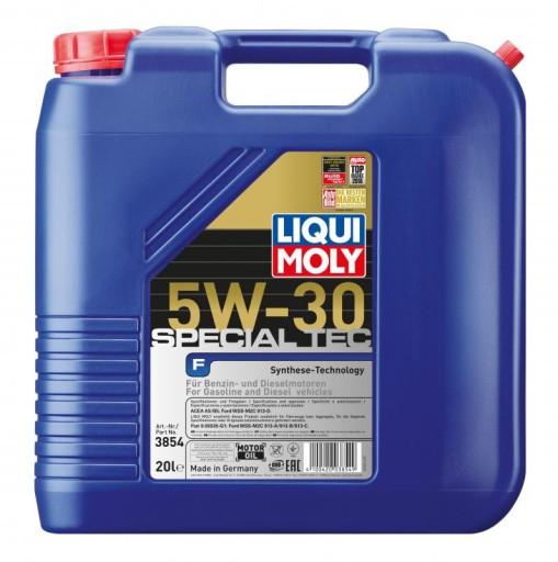 LIQ LM3854 LIQUI MOLY OIL 5W30 20L LEICHTLAUF SPECIAL TEC F / FORD / A5/B5