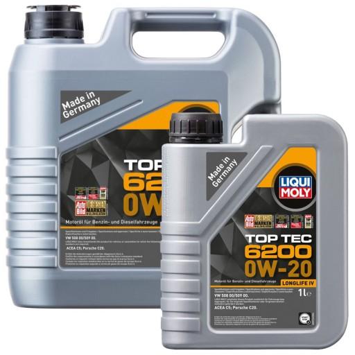 LIQUI MOLY 0W20 TOP TEC 6200 VW 508.00 / 509.00 5л