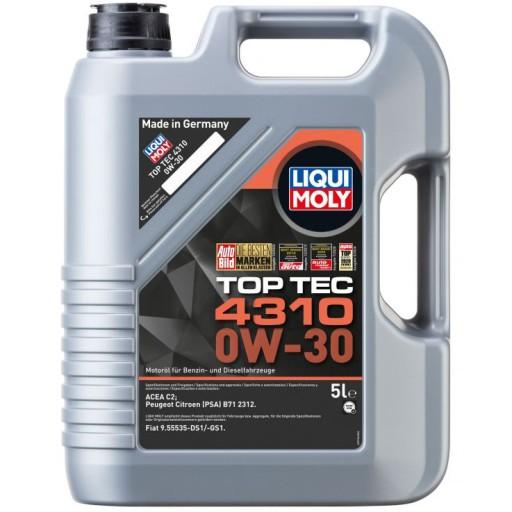 LIQUI MOLY 0W30 TOP TEC 4310 5L C2 PSA B71 2312