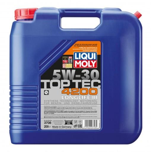 LIQUI MOLY 3708 МОТОРНОЕ МАСЛО 5W/30 TOP TEC 4200