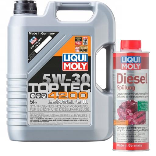 LIQUI MOLY 4200 5W30 LL 5L 504/507.00 8973+SPULUNG