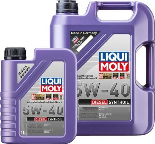LIQUI MOLY DIESEL SYNTHOIL 5W40 CF ACEA B4 6л.