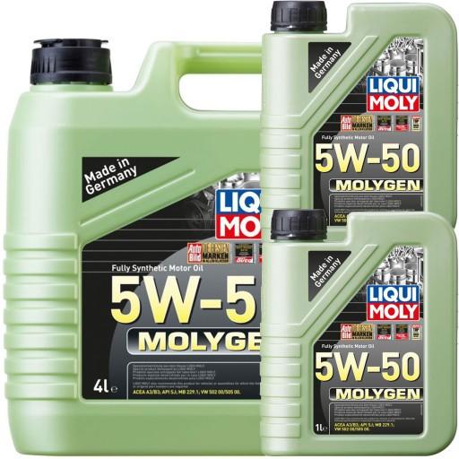 LIQUI MOLY MOLYGEN 5W50 6L VW 502 00 505 00 LM2543