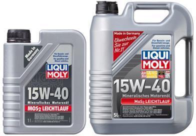 Масло LIQUI MOLY MOS2 LEICHTLAUF SUPER 15W40 6л.