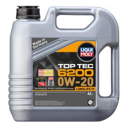 LIQUI MOLY OIL 0W20 TOP TEC 6200 4л
