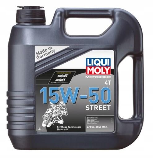LIQUI MOLY OIL 15W50 STREET 4L SL НАПІВСИНТЕТИКА