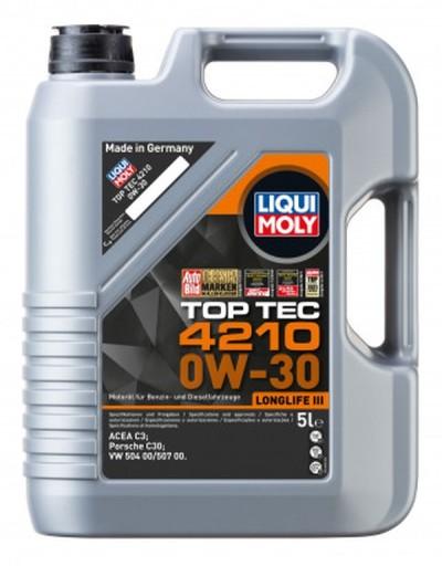 LIQUI MOLY LIQUI MOLY OIL 0W30 5л TOP TEC 4210 / C3 / 504.00 507.00 / PORS