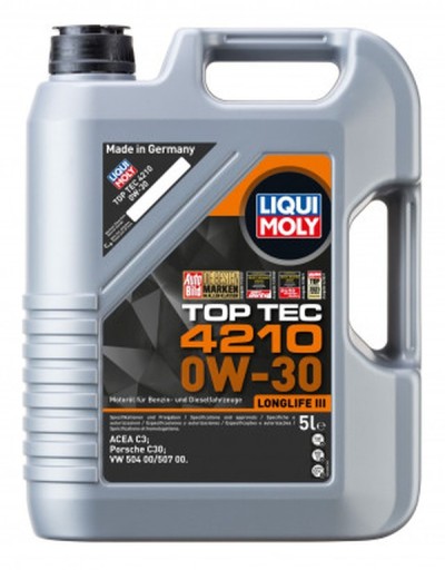 LIQUI MOLY масло LIQUI MOLY 0W30 5L TOP TEC 4210 C3