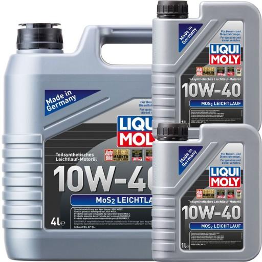 Масло моторное LIQUI MOLY MoS2-LEICHTLAUF 10W40 6л