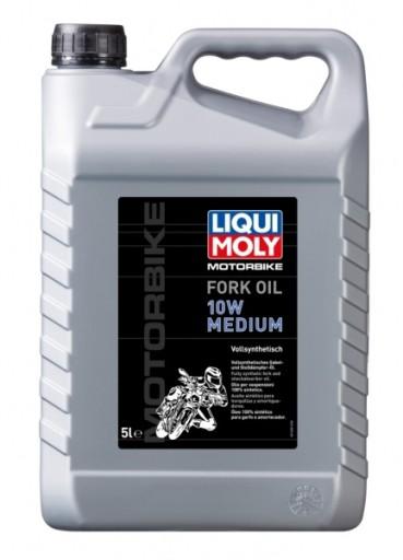 LIQUI MOLY Масло для амортизаторов мотоциклов 10W MEDIUM 5 литров