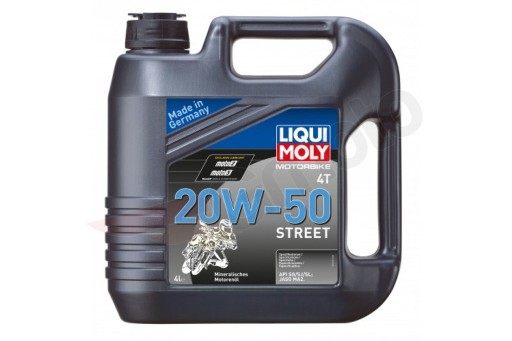 Масло моторное LIQUI MOLY Street 4T 20W50 4 л.