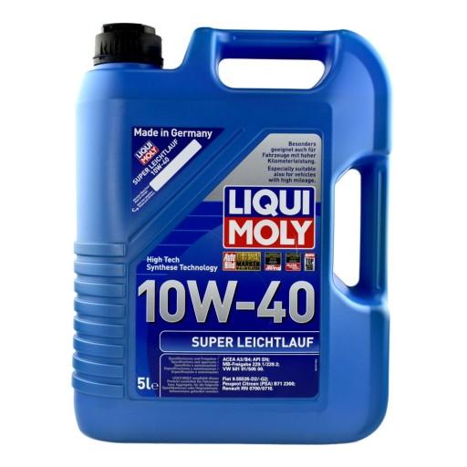 LIQUI MOLY SUPER LEICHTLAUF 10W/40 МАСЛО 10W-40 5л