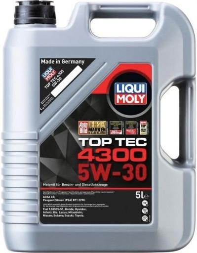 LIQUI MOLY TOP TEC 4300 5W30 СИНТЕТИЧНЕ 10л