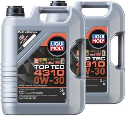 LIQUI MOLY TOP TEC 4310 0W30 C2 PSA B71 2312 10л