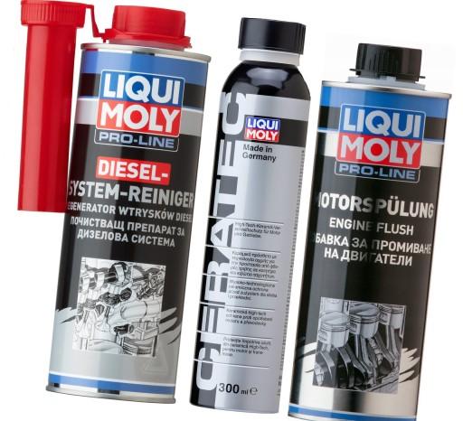 КОМПЛЕКТ ДЛЯ ЗАМІНИ МАСТИЛА LIQUI MOLY ПРОМИВКА ДВИГУНА ІНЖЕКЦІЯ РЕГЕНЕРАТОР