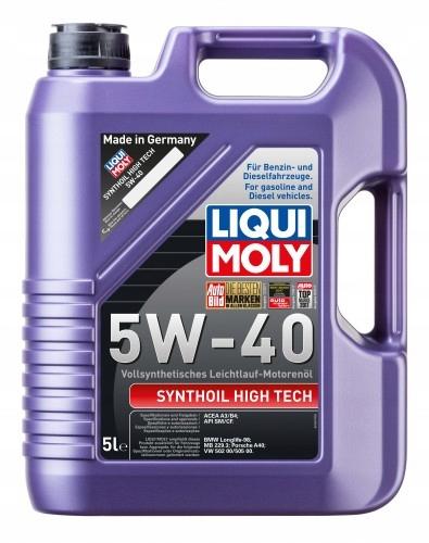 LIQUI MOLY Synthoil High Tech 5W-40 5л BMW PORSCHE