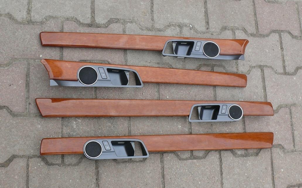 3D0867409L - VW Фаэтон 02-05 4шт деревянные двери отделка декоры