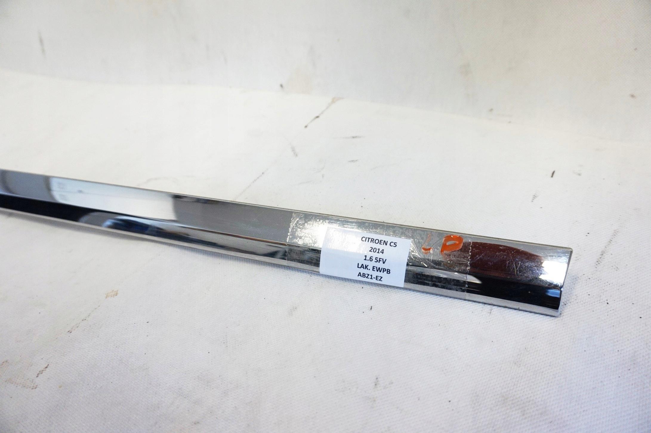 9681804580 - Молдинг двері лівий передній хром CITROEN C5 III X7