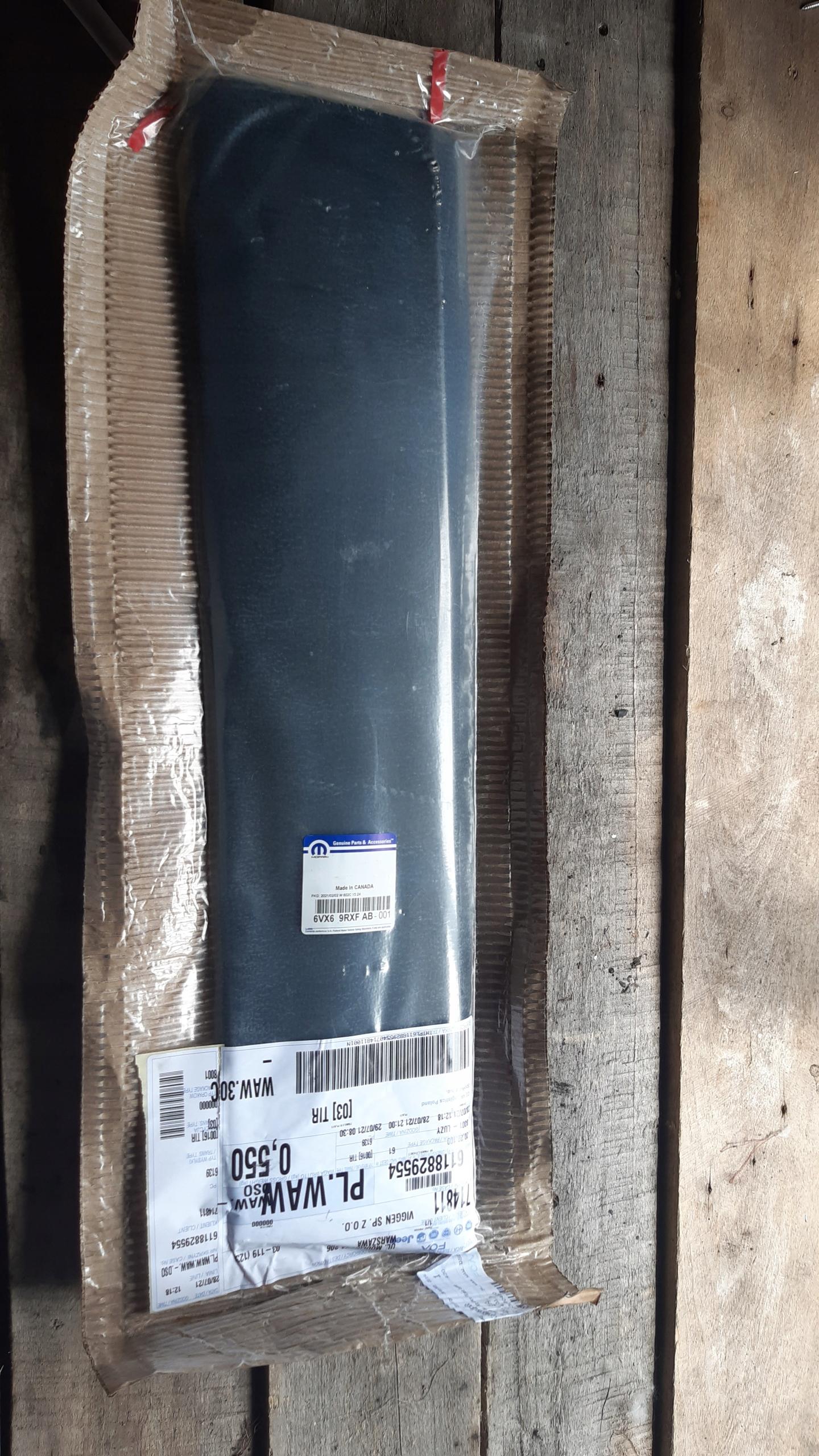 6VX69RXFAB - МОЛДИНГ ДВЕРІ ЛІВИЙ ЗАДНІЙ JEEP CHEROKEE KL 2014-