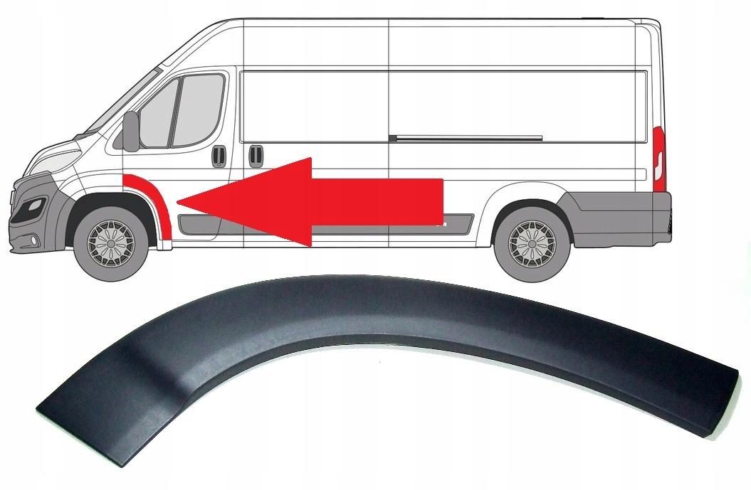 735422832 - МОЛДИНГ ДВЕРИ ПЕРЕДНИЙ ЛЕВЫЙ JUMPER DUCATO BOXER 2006-