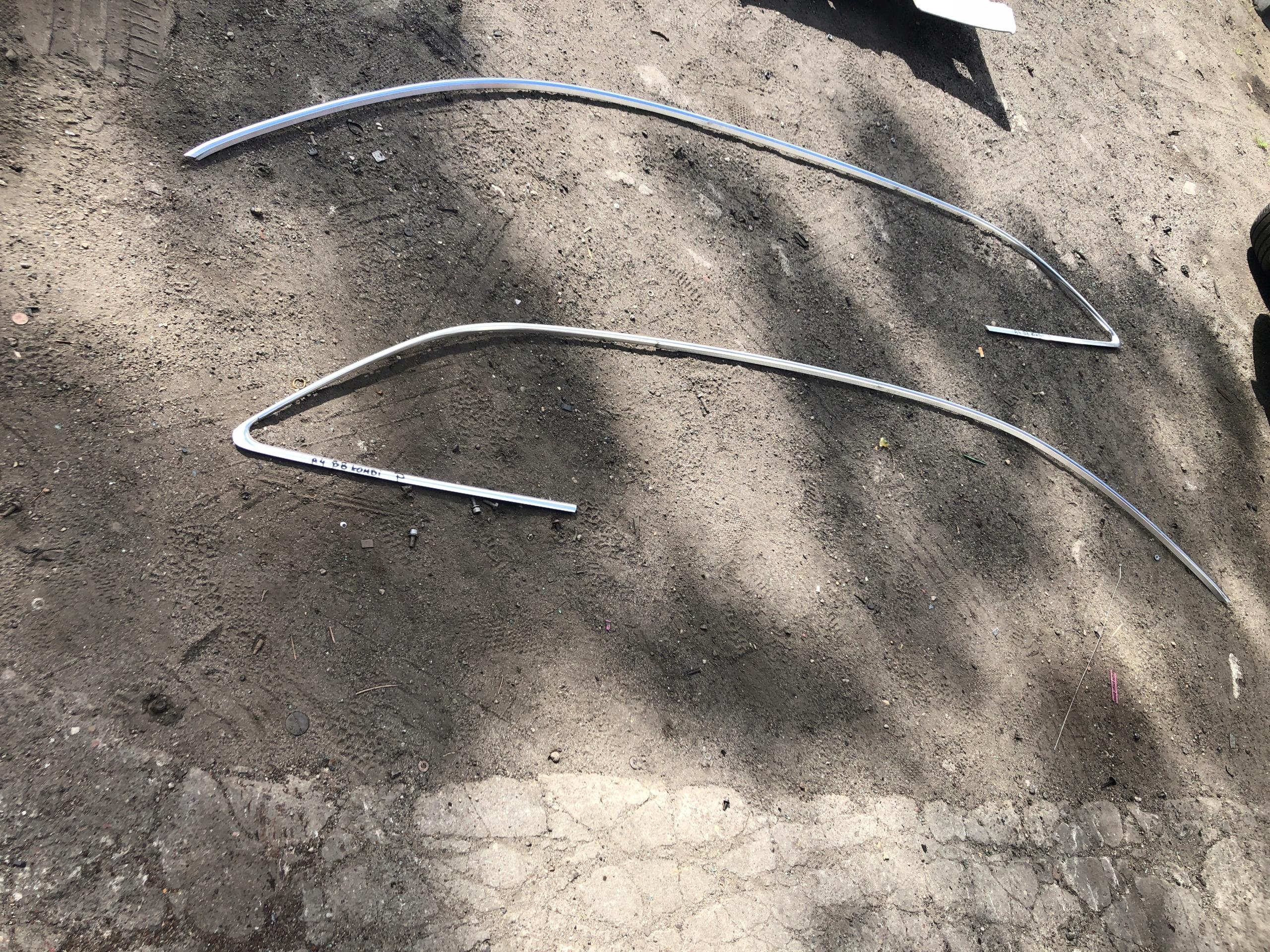 Обшивка кузова правая левая A4 B8 универсал хром