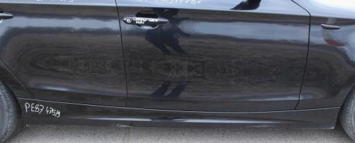 Педаль порога П BMW E87 475 BLACK Saphire