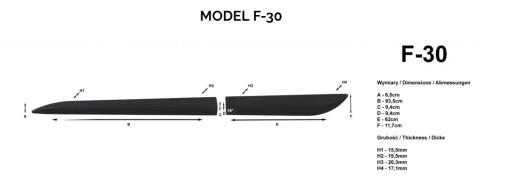 F-30 - БОКОВЫЕ МОЛДИНГИ МОЛДИНГИ ДВЕРИ TOYOTA RAV4 2006-10