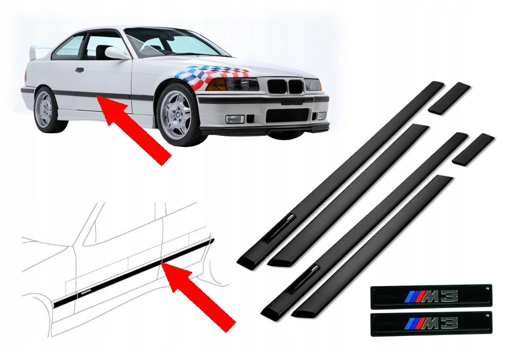 LIBM01 - Планки дверей BMW E36 візерунок M-пакет S / T-широкий