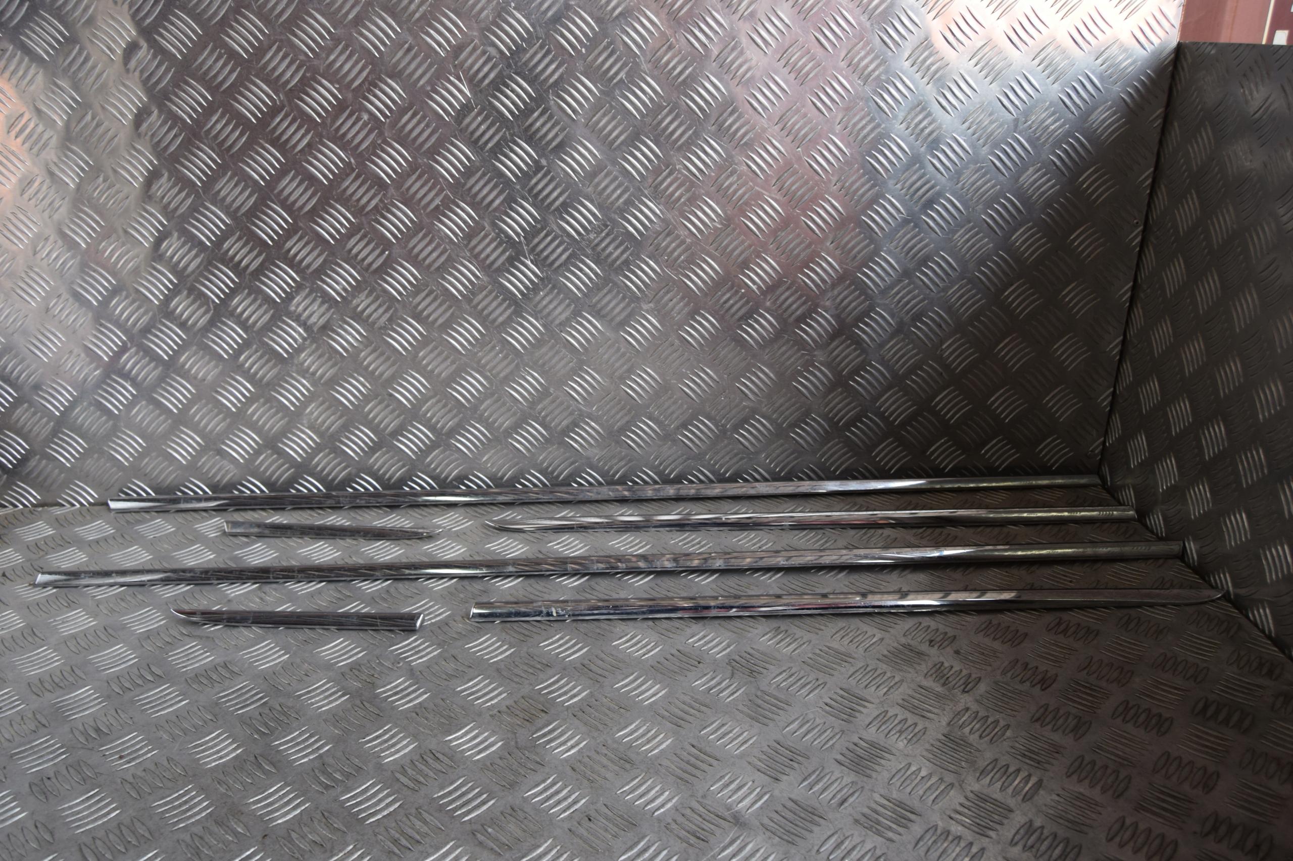 Молдинги двери хром KMPL MERCEDES S W222 2018 + LIFT