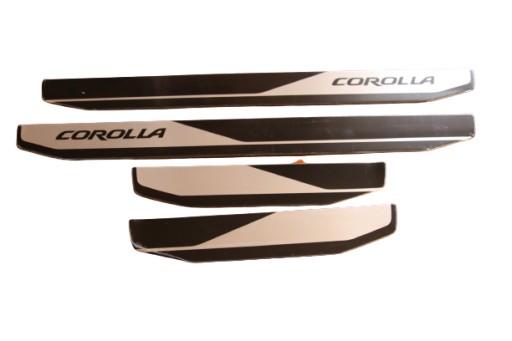 PW382-02002 - Алюминиевые накладки на пороги KPL TOYOTA COROLLA E21 TS