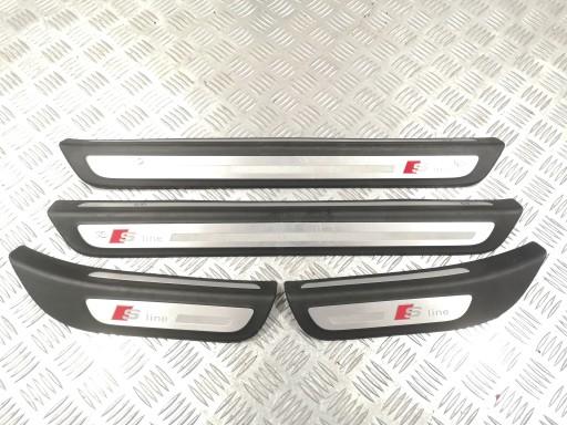 Накладки на пороги AUDI Q5 8R0 SLINE