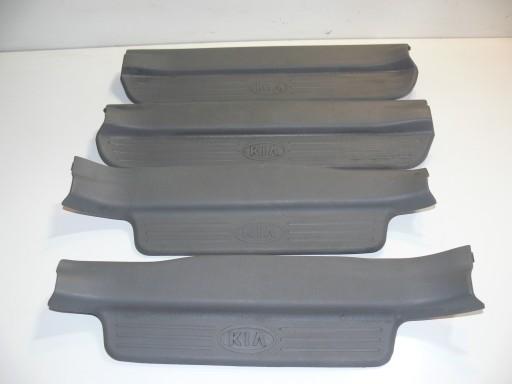 НАКЛАДКИ НА ПОРОГИ KIA KARENS II 2 КОМПЛЕКТ
