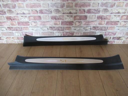 Накладки на пороги MERCEDES SL R230 02/08 рік