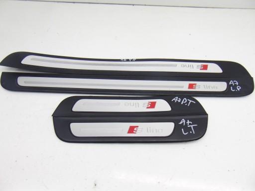 Накладки на пороги S-LINE AUDI A7 4g комплект