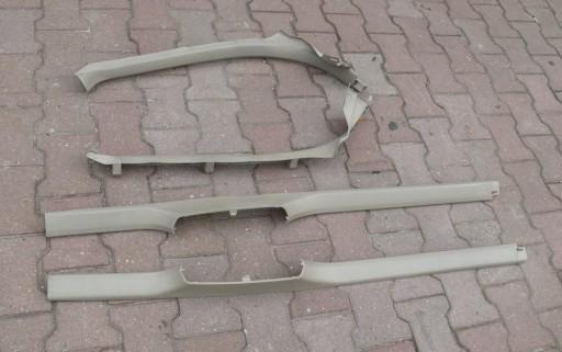 4szt - Накладки на пороги салона AUDI A6 C5 4шт