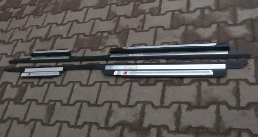 Молдинги накладки порога порога S-LINE AUDI S6 A6 C5