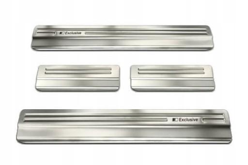 НАКЛАДКИ НА ПОРОГИ SKODA OCTAVIA 3