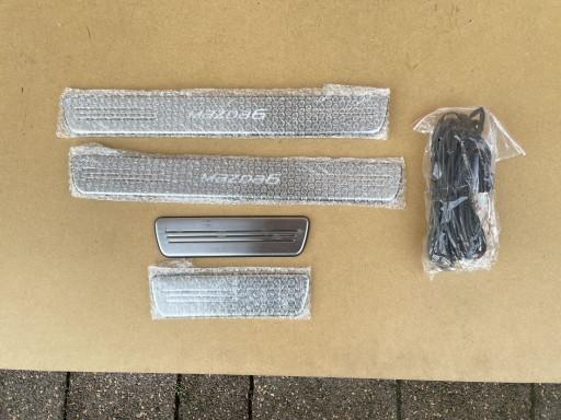 GMG5-V1-370A - ДЕКОРАТИВНЫЕ НАКЛАДКИ НА ПОРОГИ С ПОДСВЕТКОЙ MAZDA 6 GL