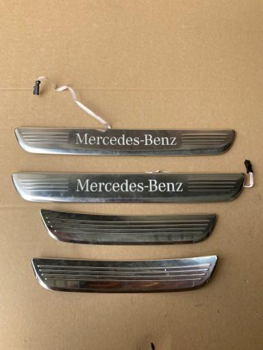 Хромовані накладки на пороги MERCEDES CLS W257 AMG