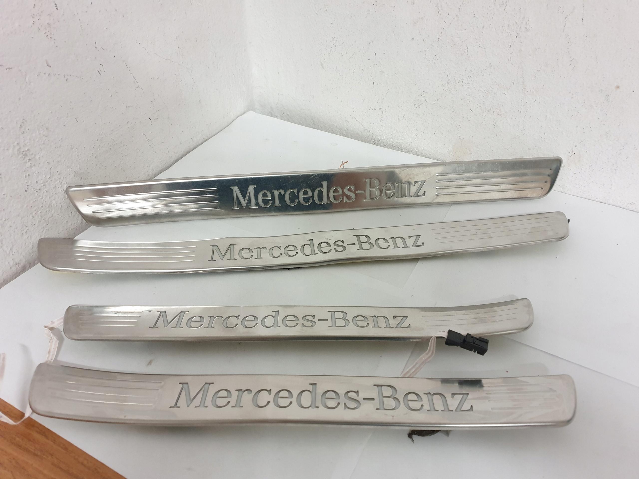 1676861300 - Светодиодные боковые юбки AMG MERCEDES GLE W167 полный комплект