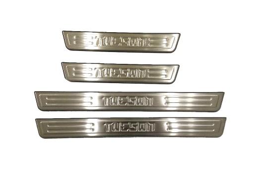 БОКОВЫЕ ЮБКИ ИЗ НЕРЖАВЕЮЩЕЙ СТАЛИ HYUNDAI TUCSON 06-13