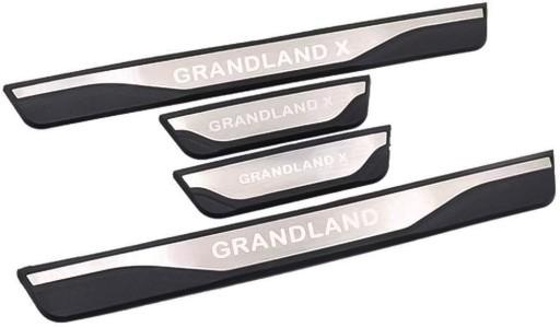 ЗАХИСНІ НАКЛАДКИ НА БІЧНІ СПІДНИЦІ OPEL GRANDLAND X