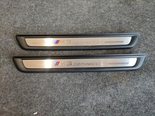 Декоративні накладки на пороги COMPETITION BMW M3 G80 G20