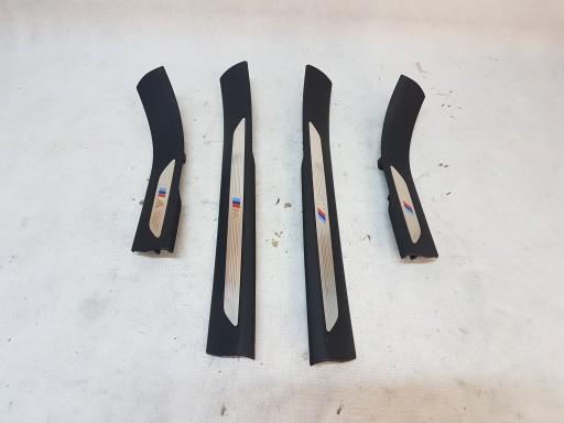 Декоративные накладки на пороги МПАКЕТ BMW F16 X6