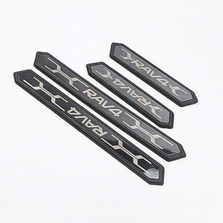 ЗАХИСНІ НАКЛАДКИ НА БІЧНІ СПІДНИЦІ TOYOTA RAV 4 19+