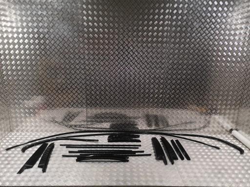 Планки SHADOWLINE мпакет чорний глянець BMW E46