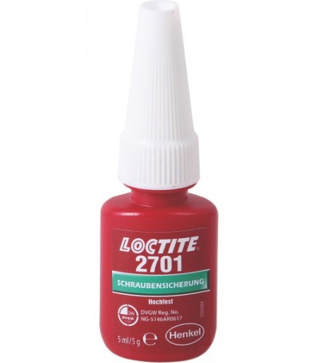 LOCTITE 2701 клей для різьблення сильний УФ зелений 5 мл
