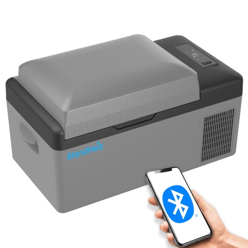 ПОРТАТИВНЫЙ КОМПРЕССОРНЫЙ ТУРИСТИЧЕСКИЙ ХОЛОДИЛЬНИК 20Л КАМЕРА 12В24В 230В STANDHEIZ